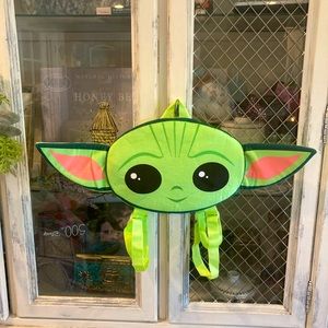 Plush baby Yoda Grogu backpack